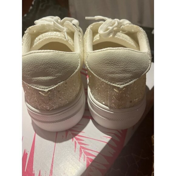 nwt hey girl by corkys white sparkling tennis shoe in box - Picture 6 of 10